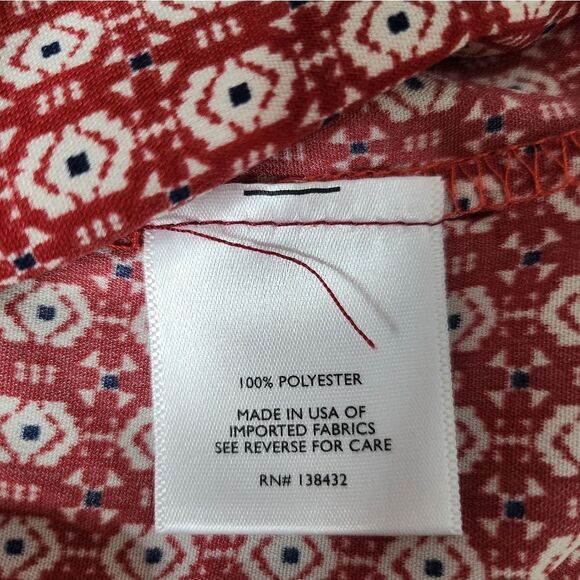 Modcloth Fervour red patterned knee length dress - Picture 7 of 7